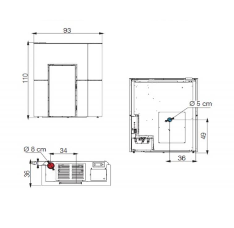 HIDROESTUFA EDILKAMIN DE PELLETS – image 2