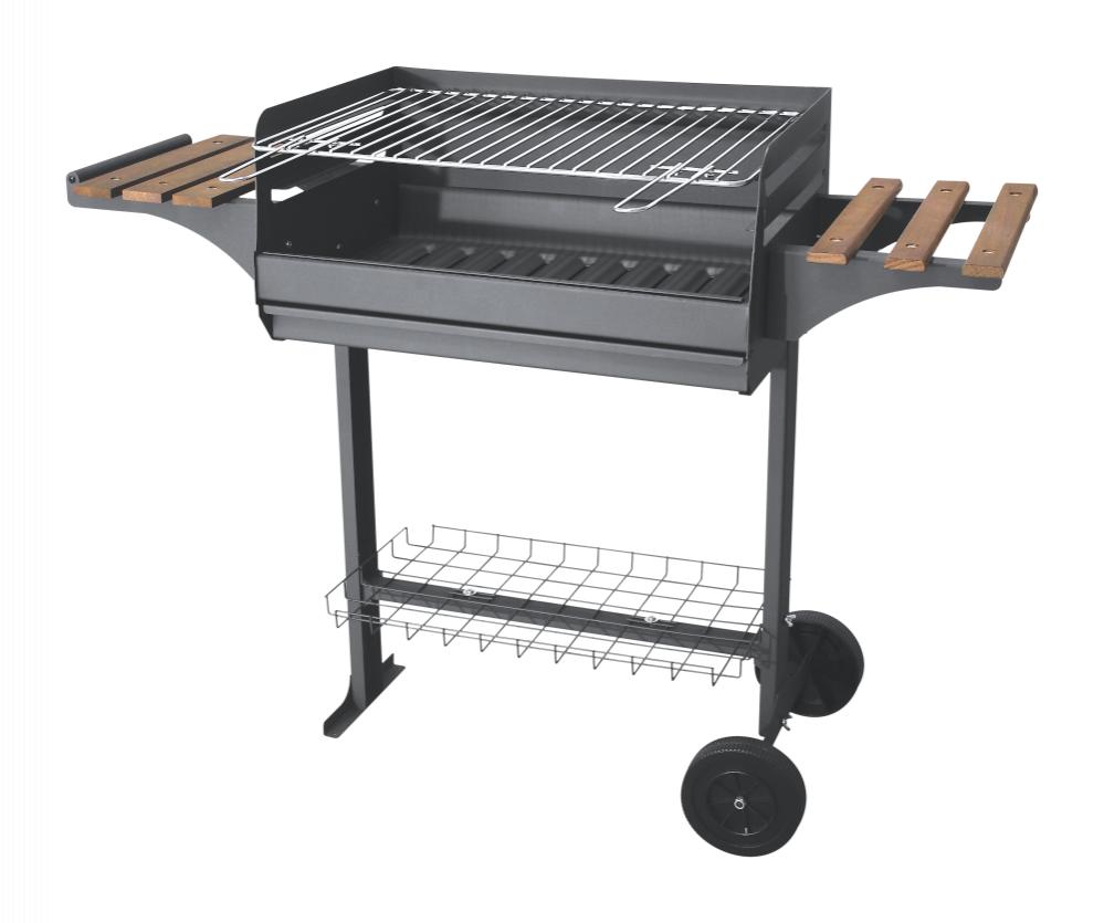 BARBACOA CON SOPORTES DE MADERA