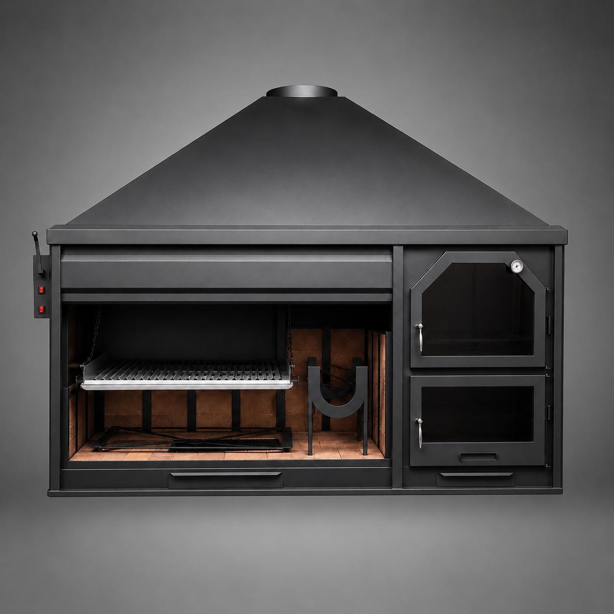 CAJÓN BARBACOA DE LEÑA CON CAMPANA – image 2