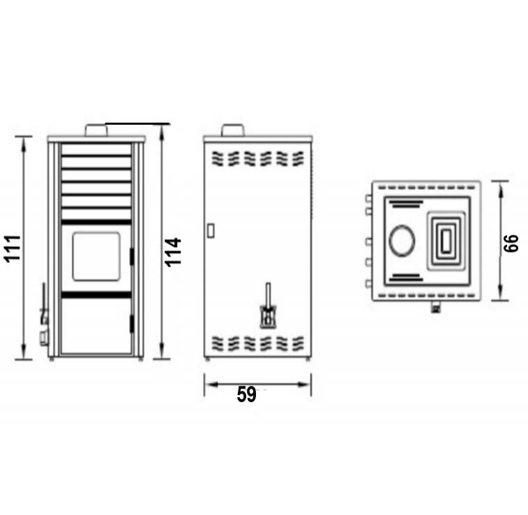 HIDROESTUFA DE LEÑA IFYIL MODELO – image 3
