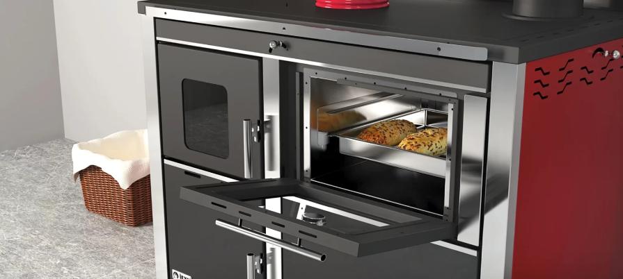 Hidro Cocina de Leña con Horno Modelo STAR 34 Kw – image 2