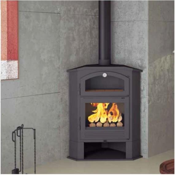 Estufa de leña con Horno, Modelo CH-4 R 11,5 Kw – image 2